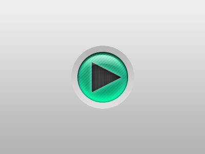 Push Play button glossy icons interface ui