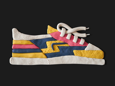 Scarpa plasticine sneaker