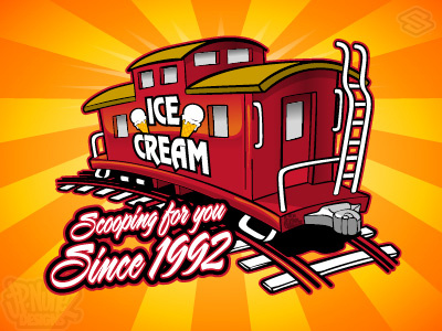 Caboose II caboose cream designs ice illustrator jp nunez sketch vector