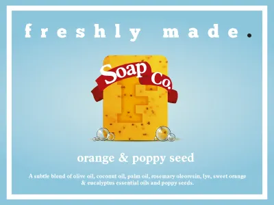 Freshly Made 2 bubble soap vector