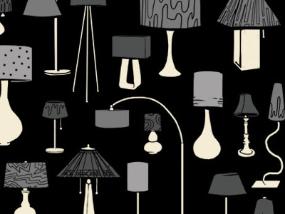 50 Shades of Grey illustration lamps shirt threadless