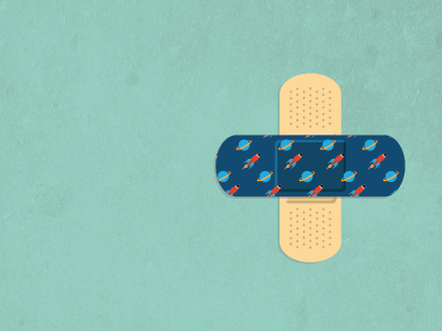 Band-Aid Greek Cross illustration