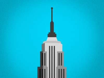 Top. building illustration new york