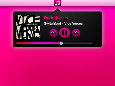 Music Widget darold design music pinnock player skilla switchfoot widget