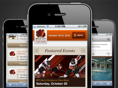 RIT Brick City Mobile Responsive brick city mobile rit ui