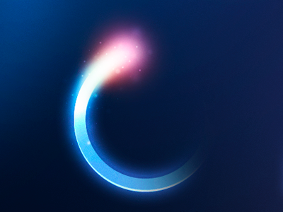 Example of Sparkle Light Trail