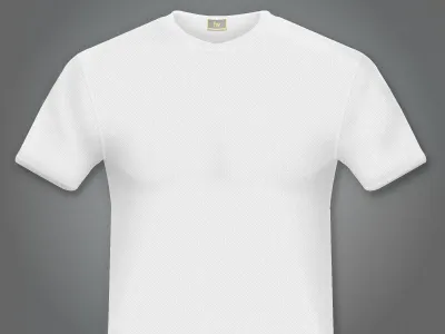 white shirt t shirt vector white