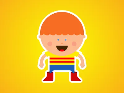 Monito character illustration kids mexico monterrey