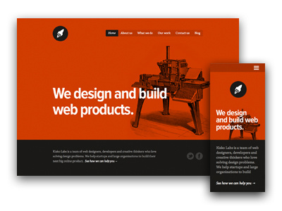 Build kisko labs red responsive