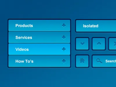 Free PSD - Simple 3D UI Kit interface design red ui ui kit web web design web wireframes website design