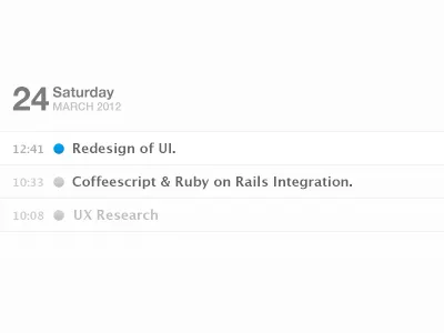 Daily List calendar list to do