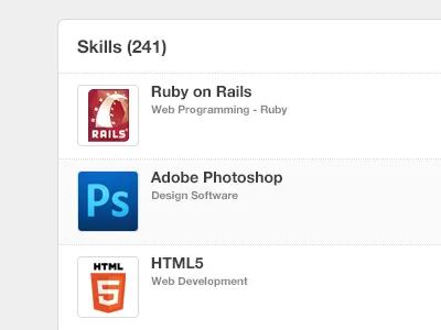Skills List list skills zebra