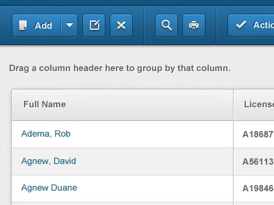 Application Toolbar app application chart dropdown icons toolbar ui