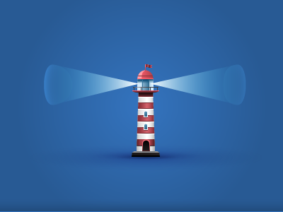 Lighthouse blue cold lighthouse ocean sea