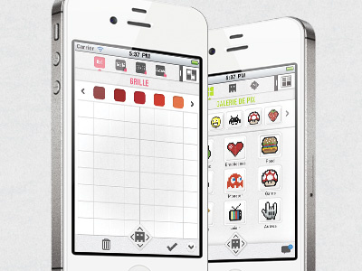 Pix My Street app application game ios iphone night pixel ui ux