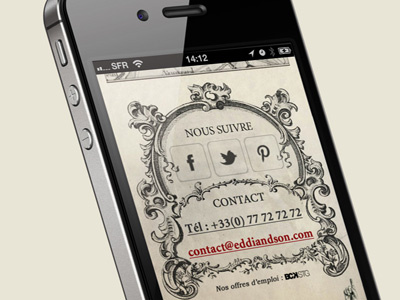 Website mobile agency iphone mobile ui ux