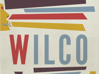 Wilco gig poster wilco