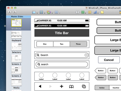 WireKraft mobile wireframes wirekraft