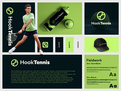 Hook Tennis , Tennis Ball Logo, H concept logo, brand guide design brand identity brand identity design branding cap presentation design club logo design custom logo design design graphic design h logo design light green h logo design logo minimal modern tennis ball tennis ball brand design tennis ball logo design tennis brand design unique water bottle logo design