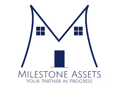 Milestone Assets Your Partner in Progress. graphic design logo