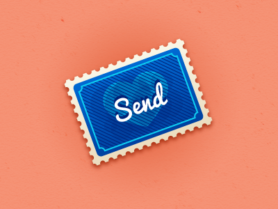 Send me some love! app design button icons ipad kids stamp