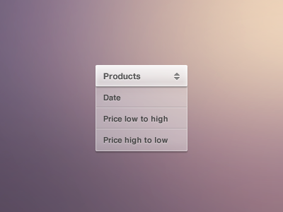 Dropdown dropdown element freebie fun interface light simple thingy ui white