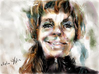 Portrait Ellela art ellela handmade design ipad mobile painting painting portrait