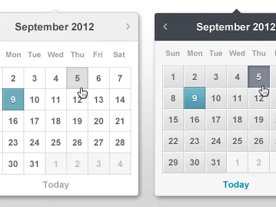 Date Picker light calendar date date picker day light ui month widget