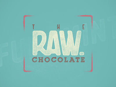 RAW. branding chocolate full logo mint raw