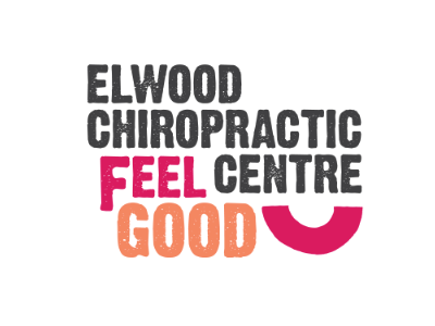 Elwood Chiropractic Centre logo branding bright chiropractic colorful health illustration