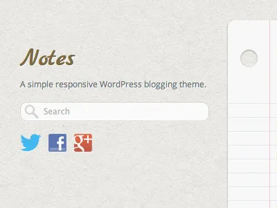 A blog theme blog paper texture