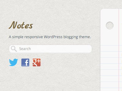 A blog theme blog paper texture