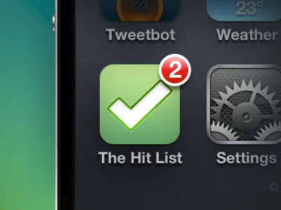 The Hit List Replacement app download hit icon iphone list psd replacement retina todo