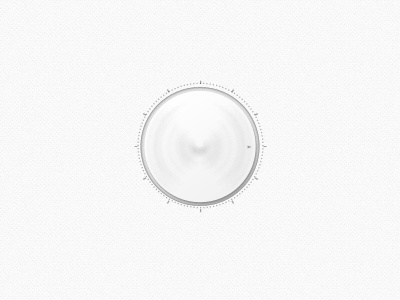 Knob component control knob light noise plastic shadow ui volume