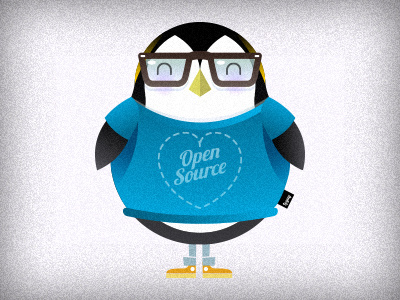 OpenPinguin illustration vector