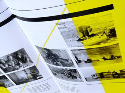 booklet book booklet editorial layout minimalist type typography yellow