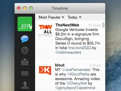 Minimal Twitter Filter (2/2) app filter popular recent twitter