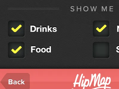 Filters app checkbox filter ios texture