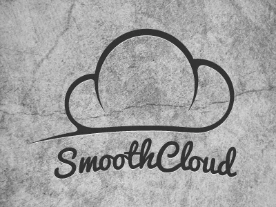 Logo cloud logo smooth vector