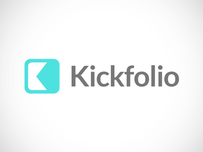 Kickfolio Logo apps ipad kickfolio logo mobile