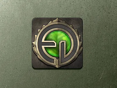 Evo 01 evo iron leaf live logo