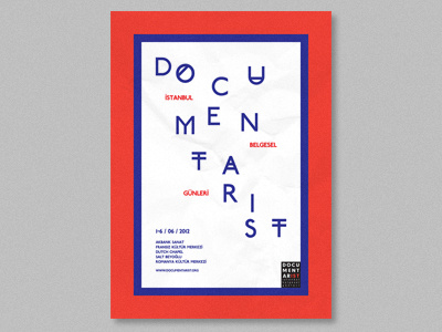 Documentarist Poster poster typography