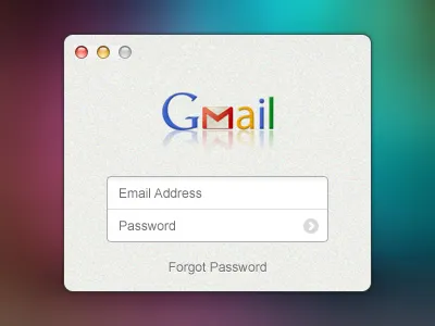 Simplified login screen *updated* gmail grey login peter avey peteravey peteravey.com ui