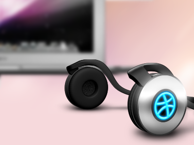 Headphone 3d concept dribbble headphone photoshop