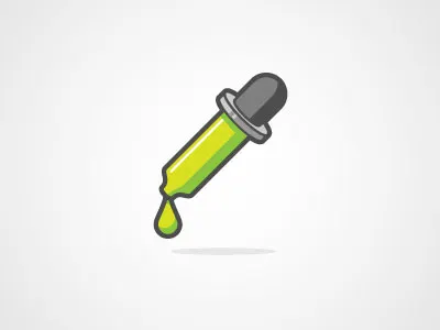 Icon: Color Picker color icon vector