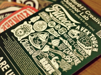 Filter017 CREALIVE OUTDOOR LAB STICKER SET