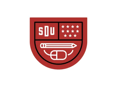 SDU badge identity illustration logo mark