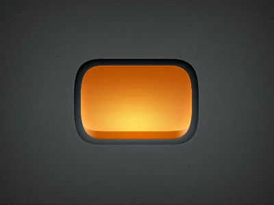 Button 3d bevel button glow gui orange shine ui yellow