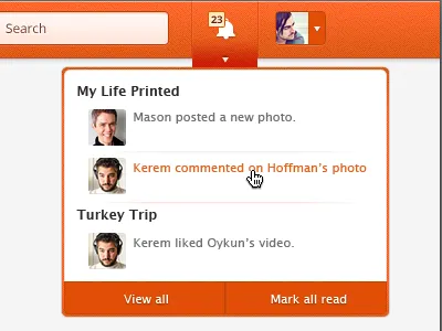 Notification dropdown dropdown notification web design web ui website