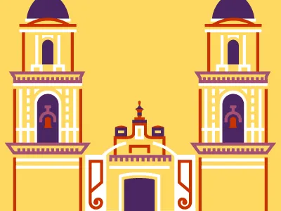 the top of a church on top of a pyramid cholula church mexico pyramid